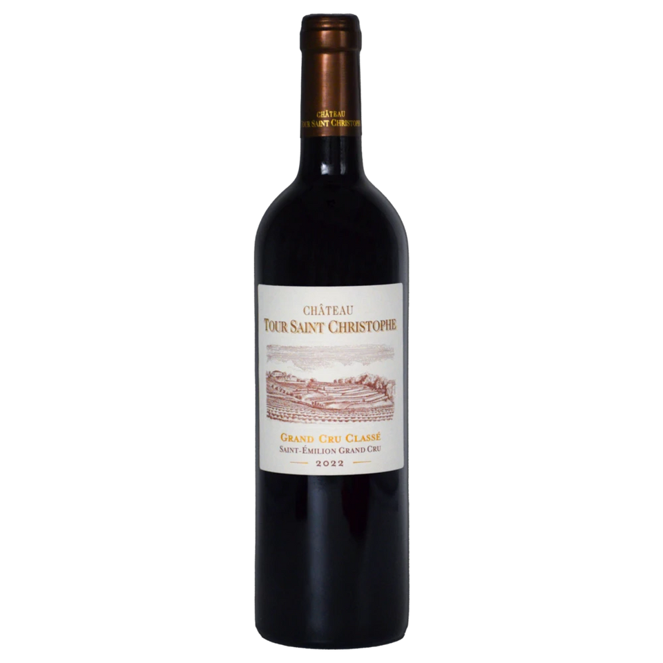 A bottle of 2020 Tour Saint Christophe 750ml Red Wine