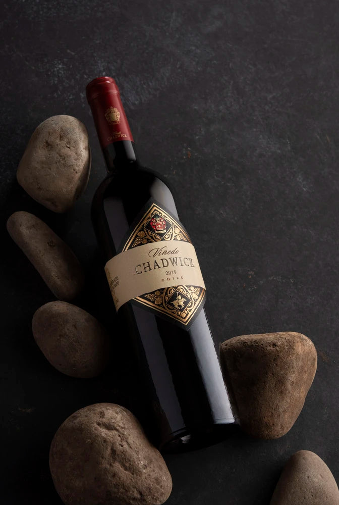 A bottle of 2020 Vinedo Chadwick 2020 1500mL 1500ml Red Wine