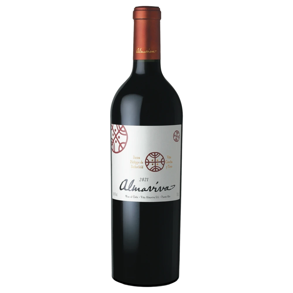 A bottle of 2021 Almaviva 750ml Red Wine