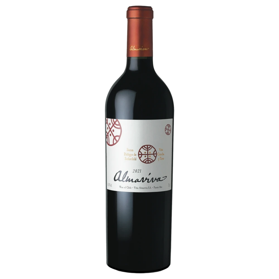 A bottle of 2021 Almaviva 750ml Red Wine