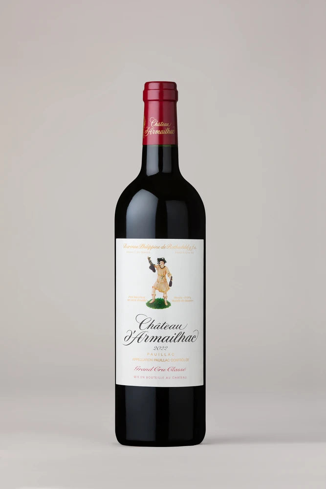 A bottle of Chateau D'Armailhac 2022 6000ml Red Wine