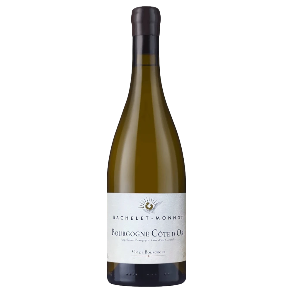 A bottle of 2021 Bachelet Monnot Bourgogne Blanc Côte d'Or 750ml White Wine