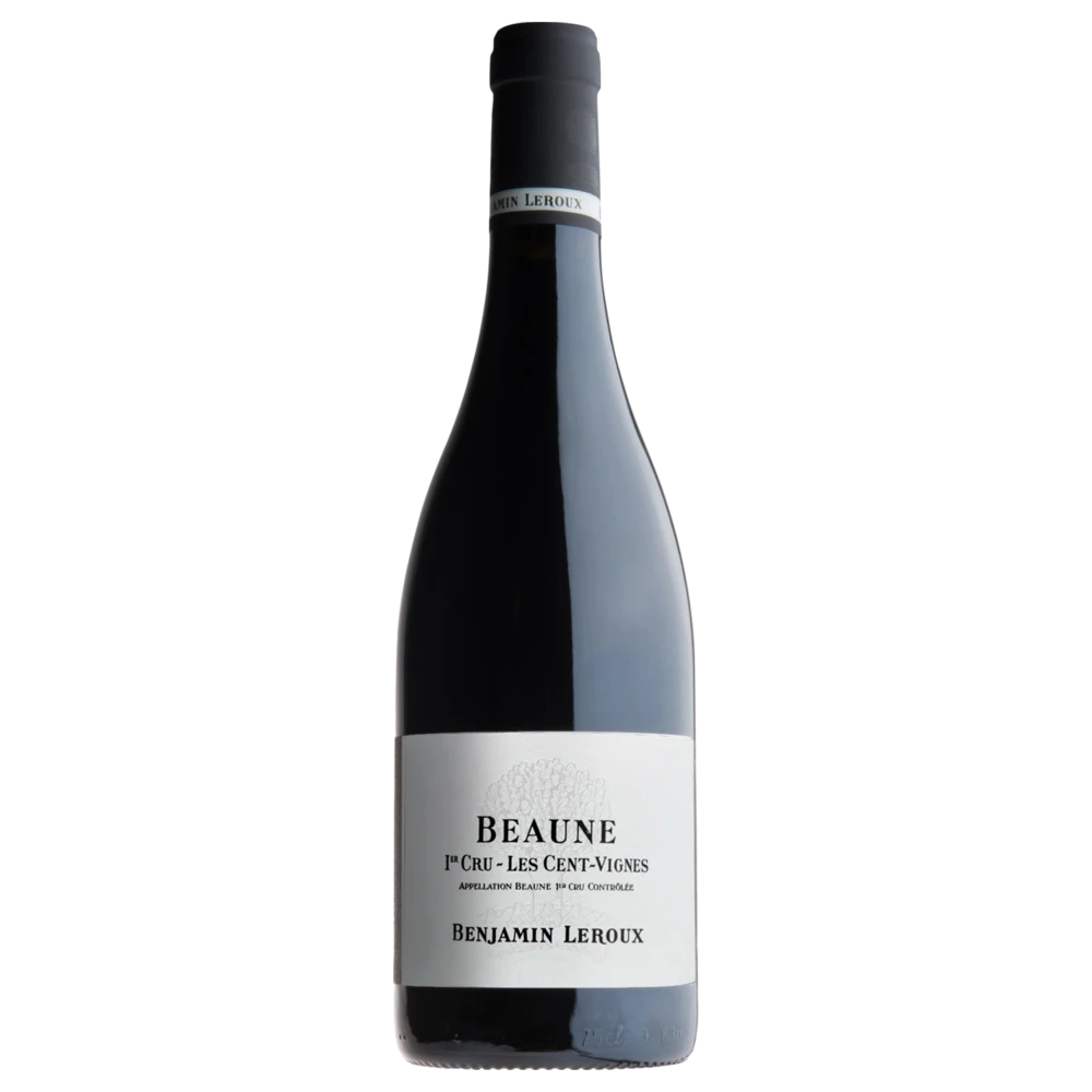 A bottle of 2021 Benjamin Leroux Beaune 1er Cru Les Cent Vignes 750ml Red Wine
