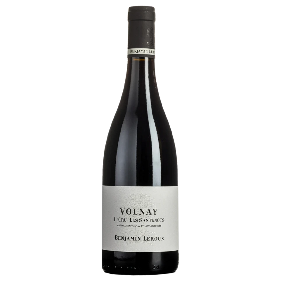 A bottle of 2022 Benjamin Leroux Volnay 1er Cru Santenots 750ml Red Wine