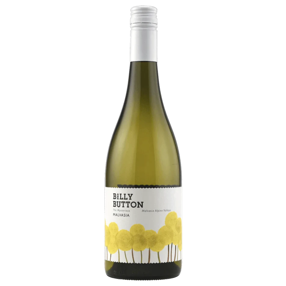 A bottle of 2021 Billy Button Malvasia 750ml White Wine