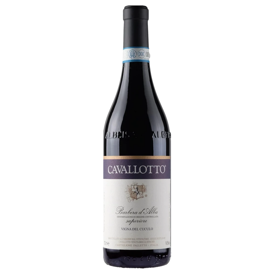 A bottle of 2021 Cavallotto Barbera d'Alba Vigna del Cuculo 750ml Red Wine