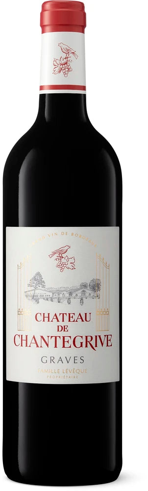 A bottle of 2021 Chantegrive rouge 750ml Red Wine
