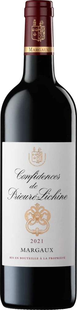 A bottle of 2021 Confidences de Prieuré Lichine 750ml Red Wine