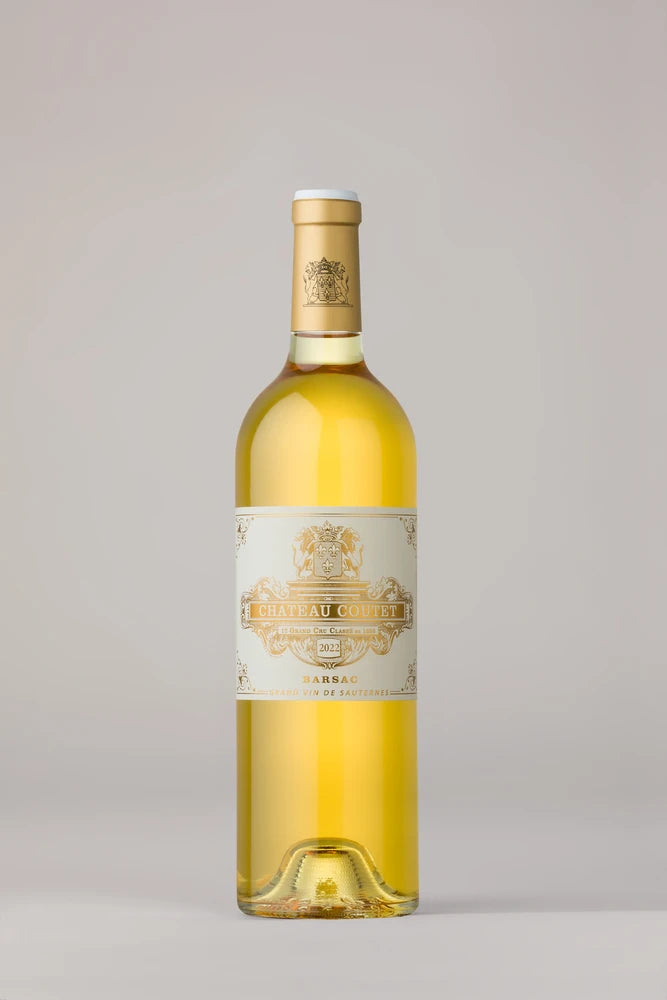 A bottle of 2022 Chateau Coutet 750ml White Wine