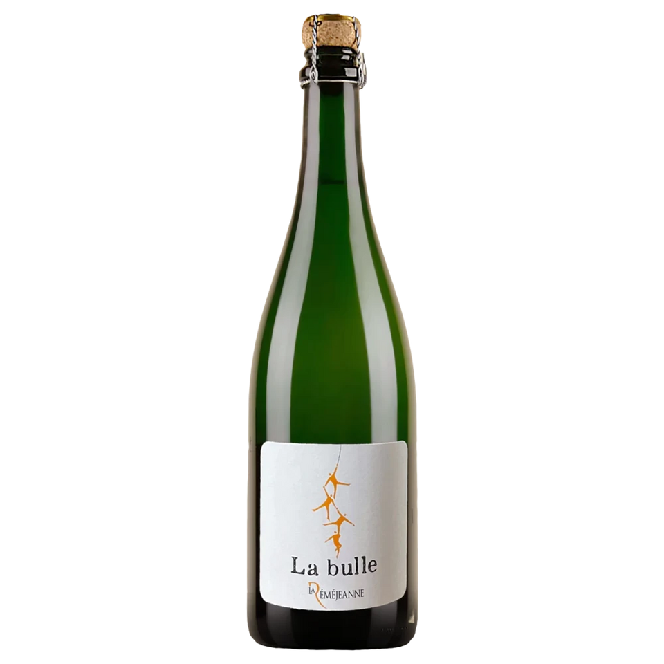 A bottle of 2021 Domaine la Réméjeanne Côtes du Rhône La Bulle Blanc VDF 750ml Red Wine