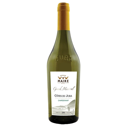 A bottle of 2021 Domaine Maire & Fils Grand Minéral Côtes du Jura Chardonnay 750ml White Wine