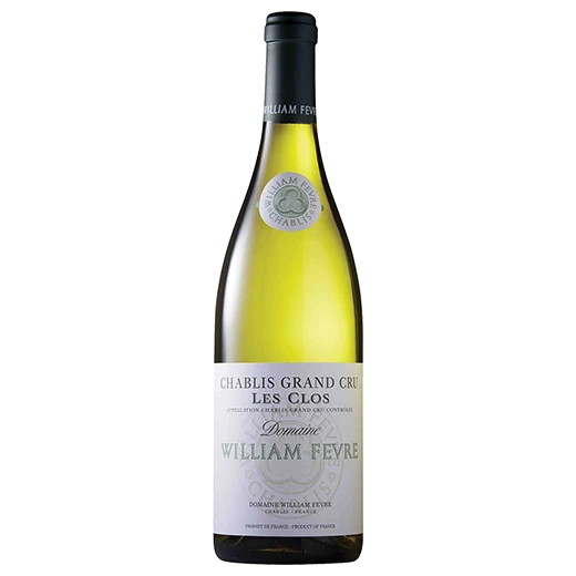 A bottle of 2021 Domaine William Fèvre Chablis Grand Cru Les Clos Domaine 750ml White Wine
