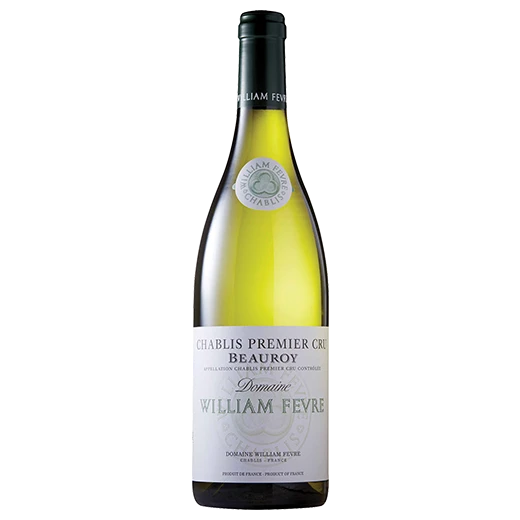 A bottle of 2021 Domaine William Fèvre Chablis Premier Cru Beauroy Domaine 750ml White Wine