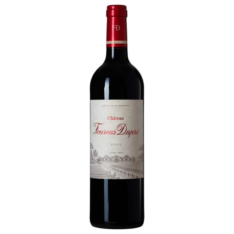 A bottle of 2021 Fourcas Dupré 750ml Red Wine