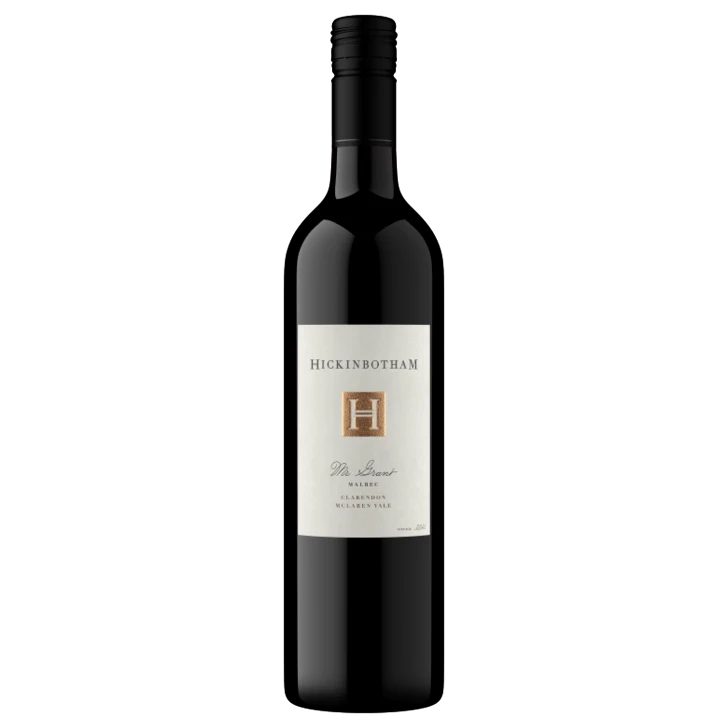 A bottle of 2021 Hickinbotham Mr Grant Malbec 6 Pk 750ml Red Wine