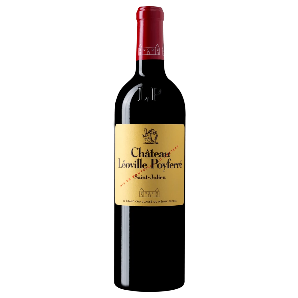 A bottle of 2021 Chateau Leoville Poyferre 3000ml Red Wine