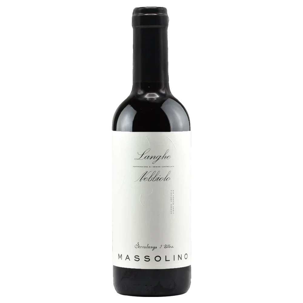 A bottle of 2022 Massolino Langhe Nebbiolo () 375ml Red Wine