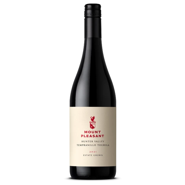 A bottle of 2021 Mount Pleasant Tempranillo Touriga 750ml Red Wine