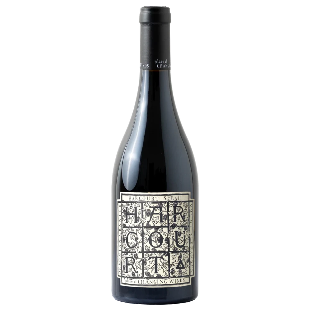 A bottle of 2021 Place Of Changing Winds Harcourt Syrah 750ml Red Wine