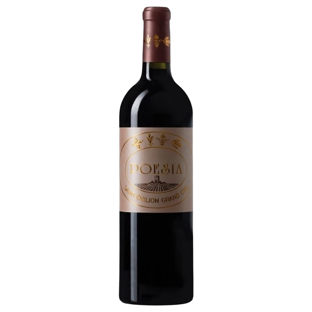 A bottle of 2021 Poesia 750ml Red Wine