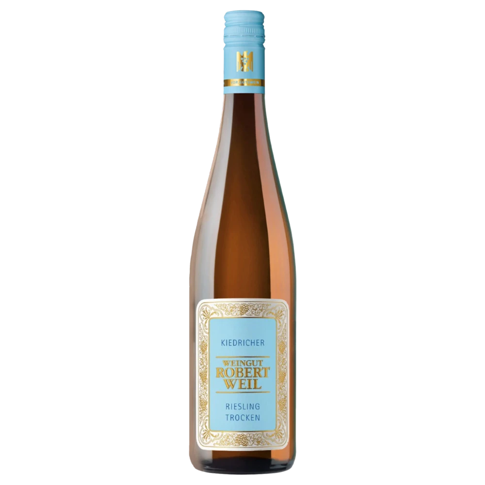A bottle of 2023 Robert Weil Kiedricher Riesling Trocken 750ml White Wine