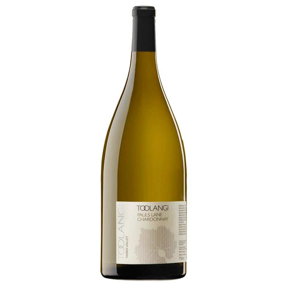 A bottle of 2021 Toolangi Pauls Lane Chardonnay 2021 1500mL 1500ml White Wine