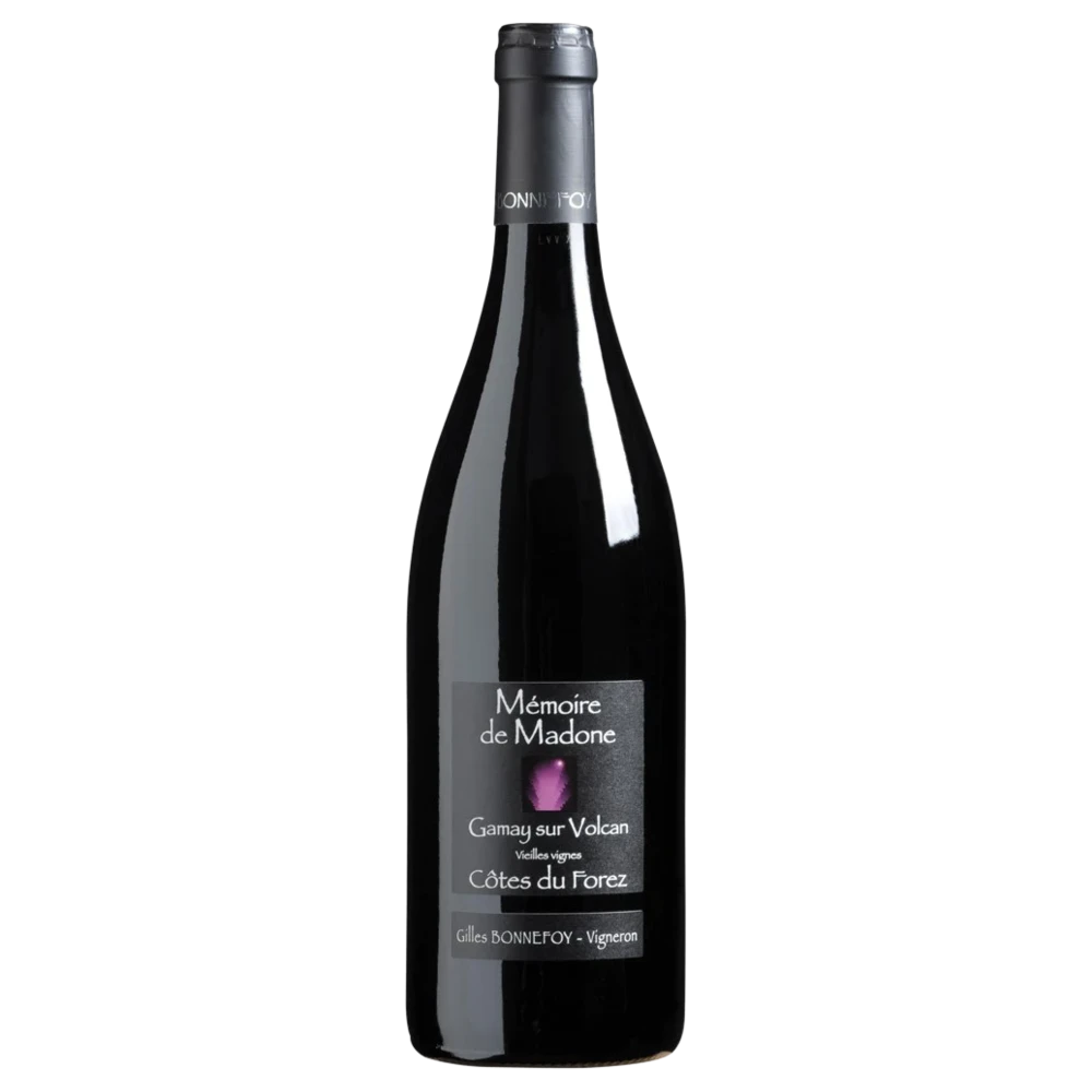 A bottle of 2022 Vins de la Madone Côtes du Forez Mémoire de Madone 750ml Red Wine
