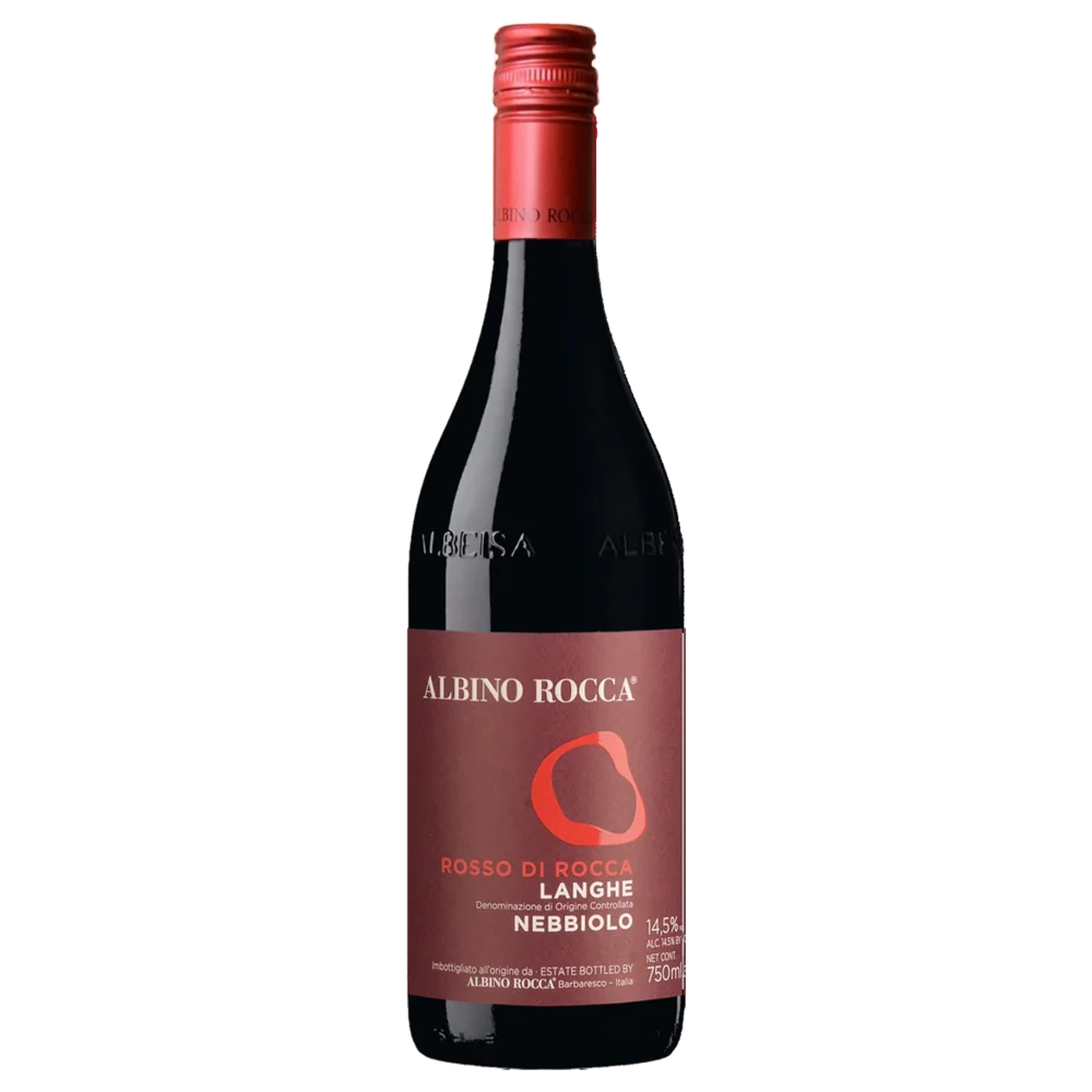 A bottle of 2023 Albino Rocca Langhe Nebbiolo Rosso di Rocca 750ml Red Wine