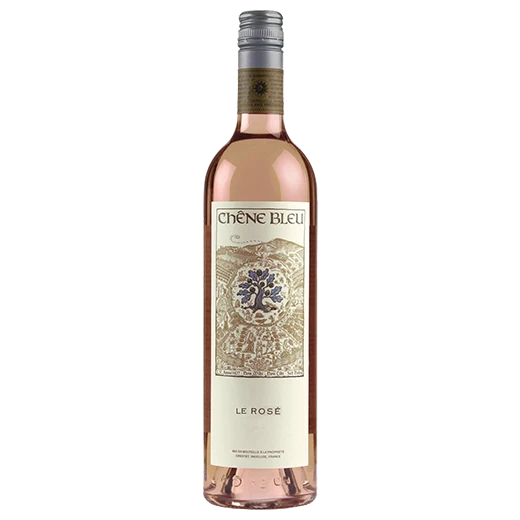 A bottle of 2022 Chêne Bleu Le Rosé 750ml Rose Wine