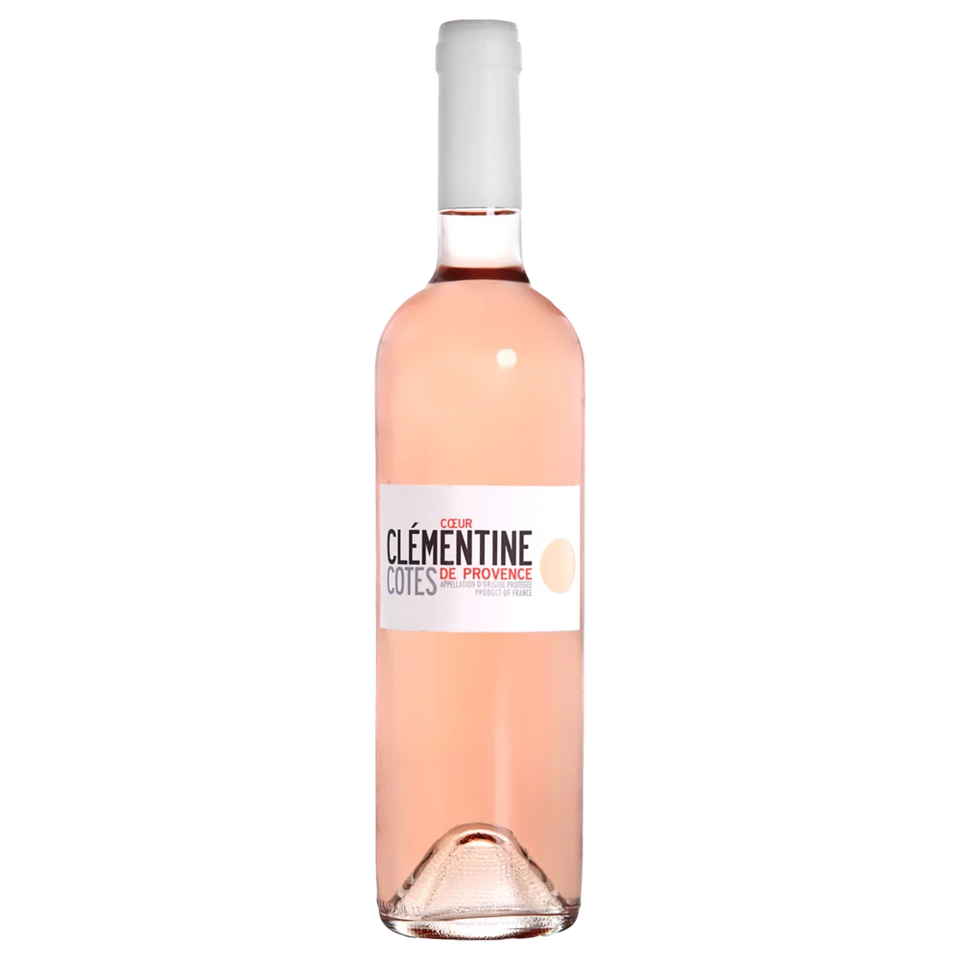 A bottle of 2024 Coeur Clémentine Côtes de Provence Rosé 750ml White Wine