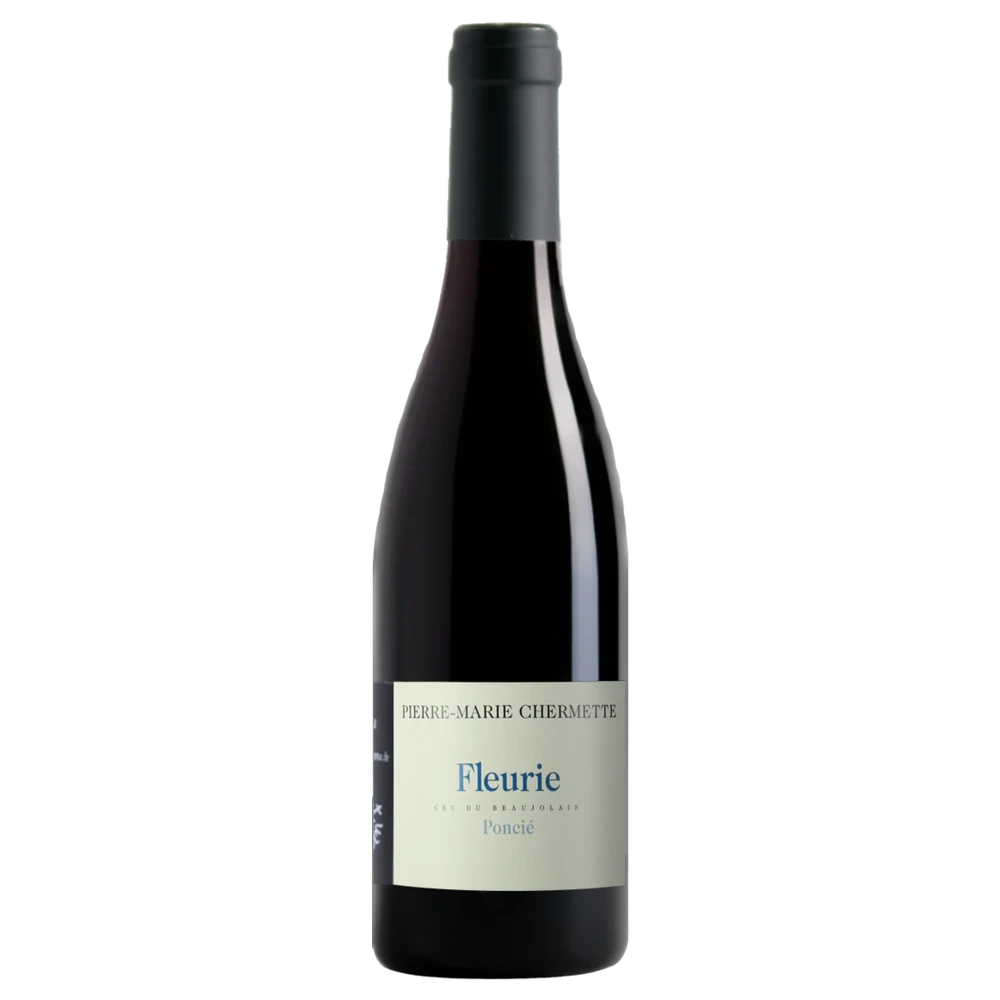 A bottle of 2023 Domaine Chermette Fleurie Poncié () 375ml Red Wine