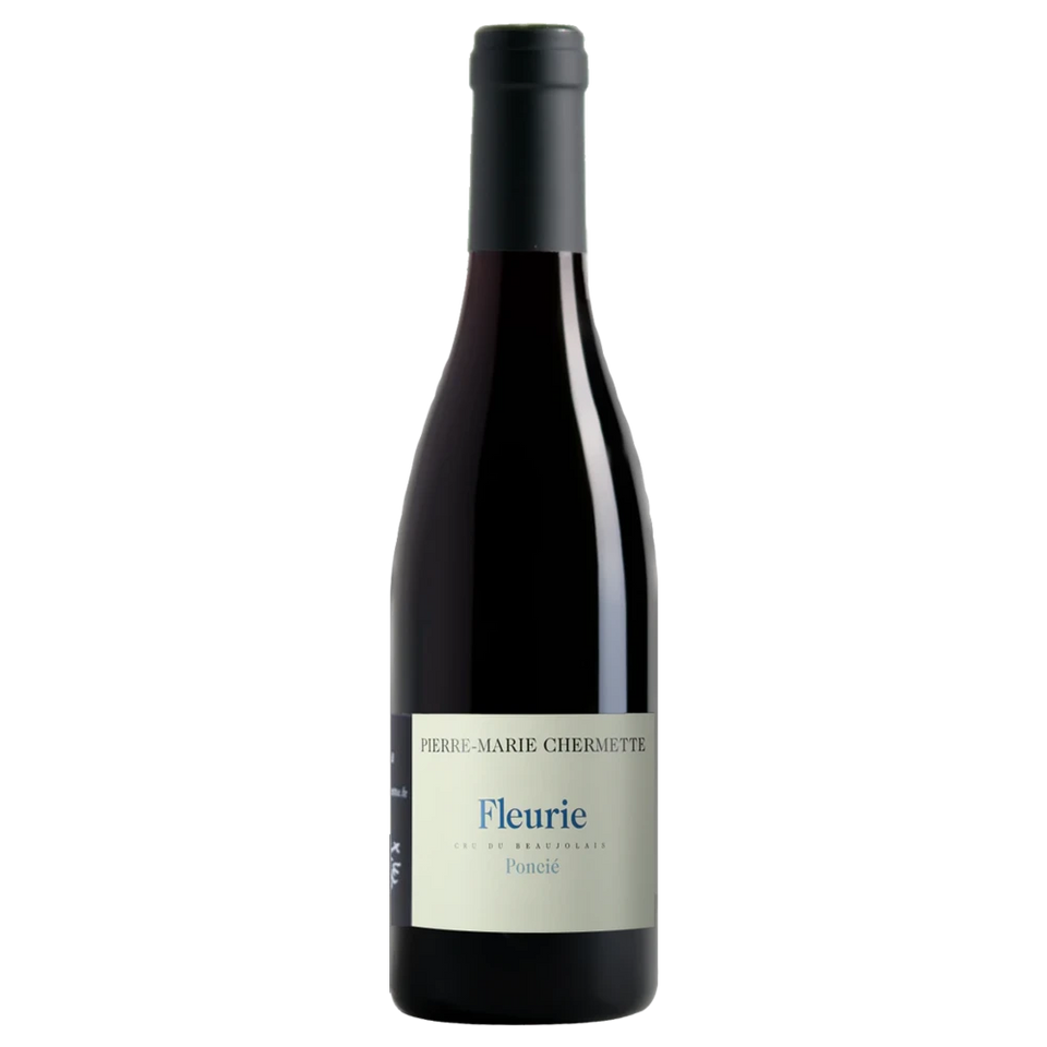 A bottle of 2023 Domaine Chermette Fleurie Poncié () 375ml Red Wine