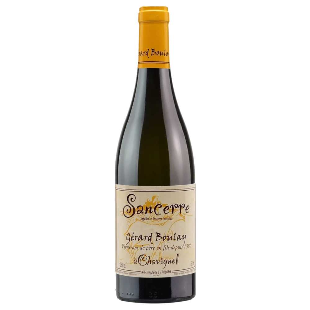 A bottle of 2023 Domaine Gérard Boulay Sancerre à Chavignol 750ml White Wine