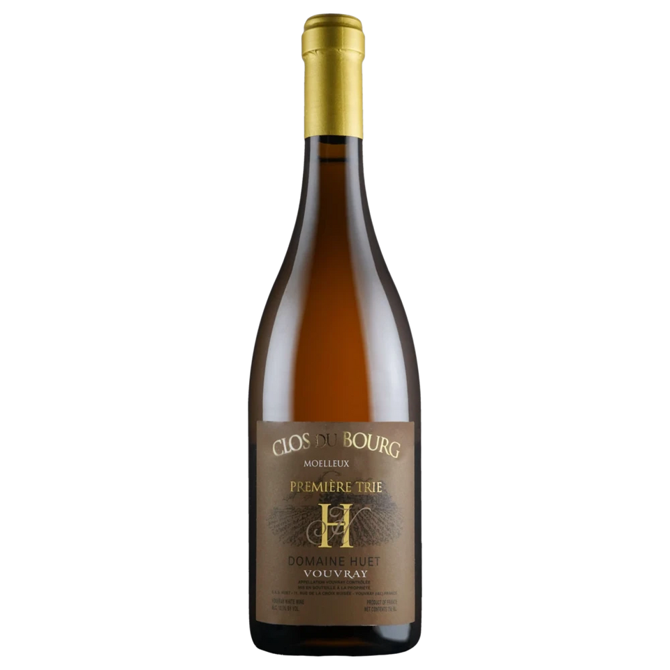 A bottle of 2022 Domaine Huet Vouvray Clos du Bourg Moelleux Première Trie 750ml White Wine