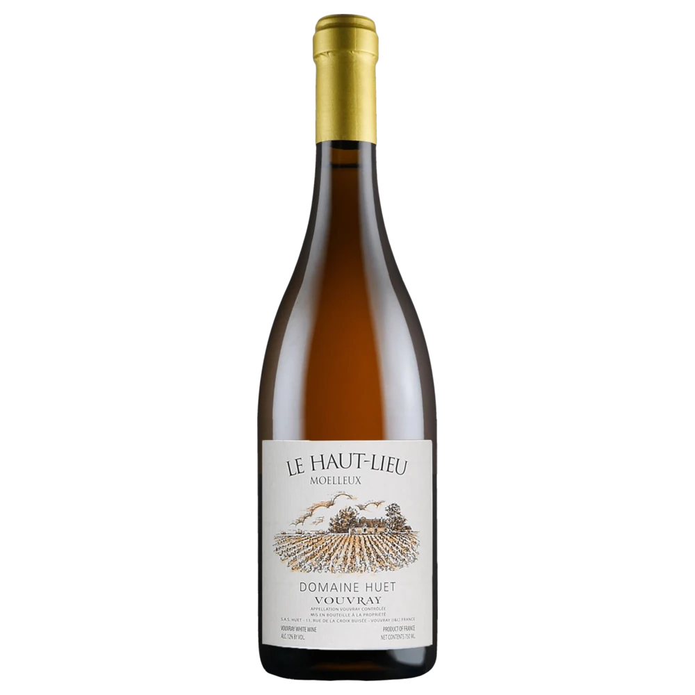 A bottle of 2022 Domaine Huet Vouvray Le Haut Lieu Moelleux 750ml White Wine