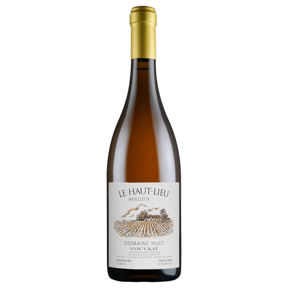 A bottle of 2022 Domaine Huet Vouvray Le Haut Lieu Moelleux 750ml White Wine