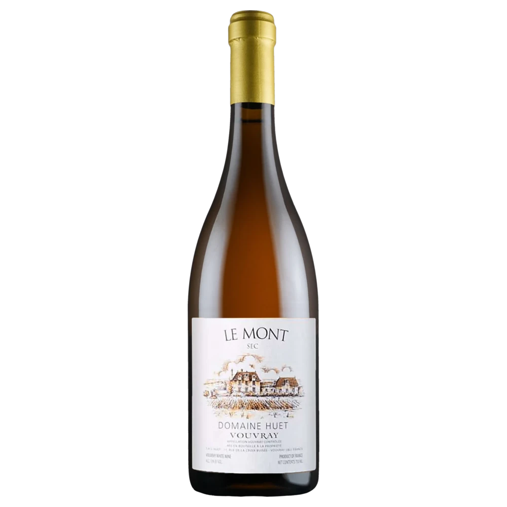 A bottle of 2023 Domaine Huet Vouvray Le Mont Sec 750ml White Wine