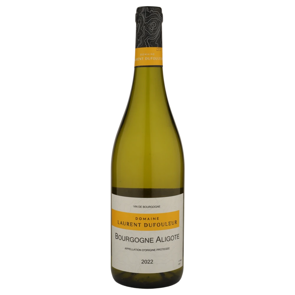 A bottle of 2022 Domaine L. Dufouleur "Les Gravelles" AOC Bourgogne Aligoté 750ml White Wine