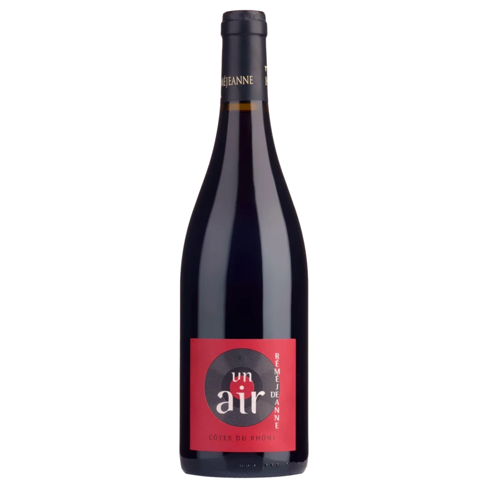 A bottle of 2023 Domaine la Réméjeanne Côtes du Rhône Un Air de Réméjeanne 750ml Red Wine