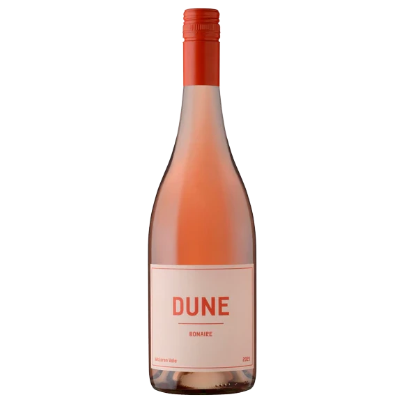 A bottle of 2022 Dune Bonaire Rose 750ml Rose Wine