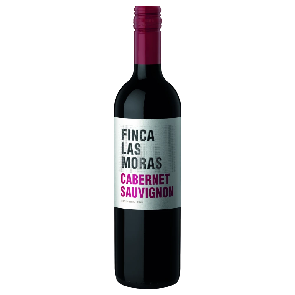 A bottle of 2022 Finca Las Moras Cabernet Sauvignon 750ml Red Wine