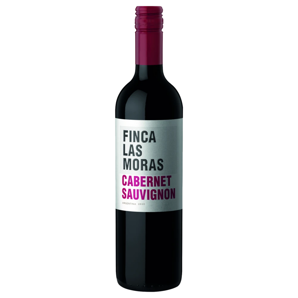 A bottle of 2022 Finca Las Moras Cabernet Sauvignon 750ml Red Wine