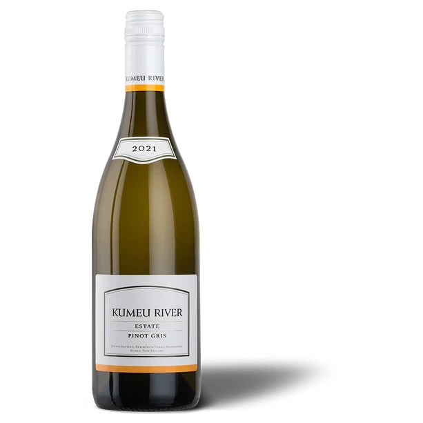 A bottle of 2022 Kumeu River Pinot Gris 750ml White Wine