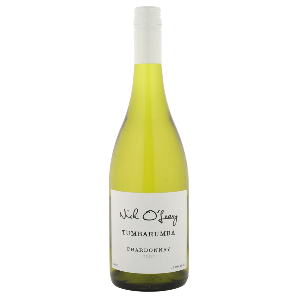 A bottle of 2022 Nick O'Leary Tumbarumba Chardonnay 750ml White Wine