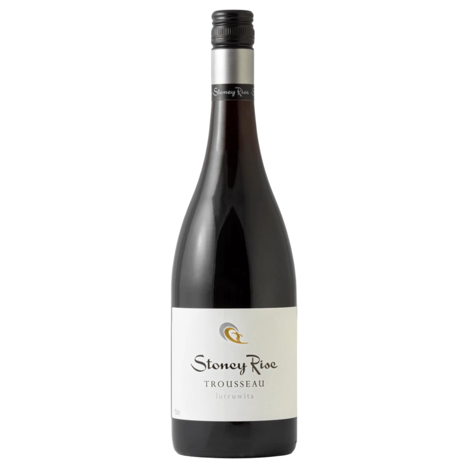 A bottle of 2022 Stoney Rise Trousseau Tamar Valley 750ml Red Wine