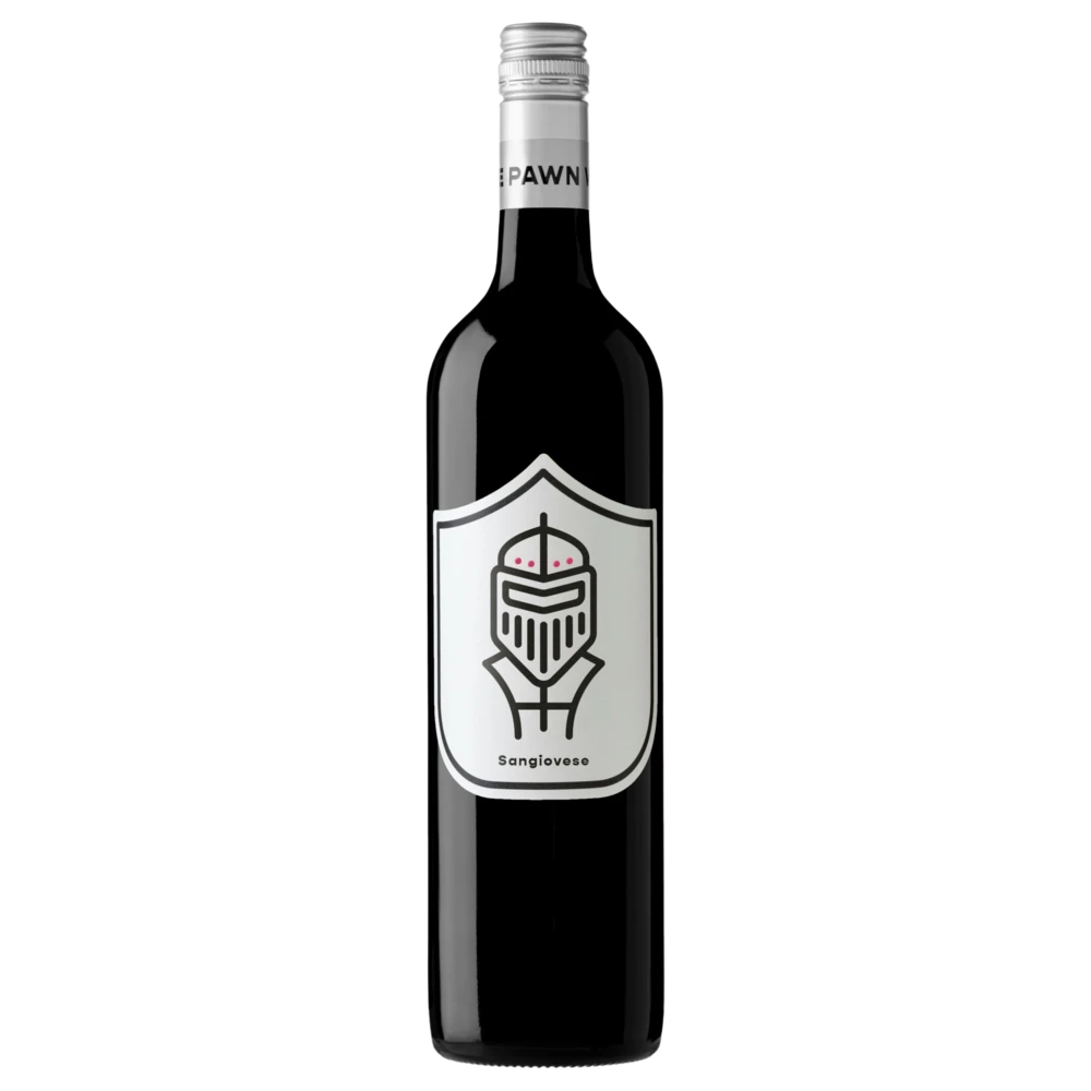 A bottle of 2022 The Pawn Sangiovese 750ml Red Wine