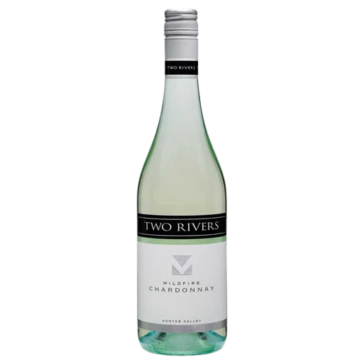 A bottle of 2022 Two Rivers Wildfire Chardonnay 750ml White Wine