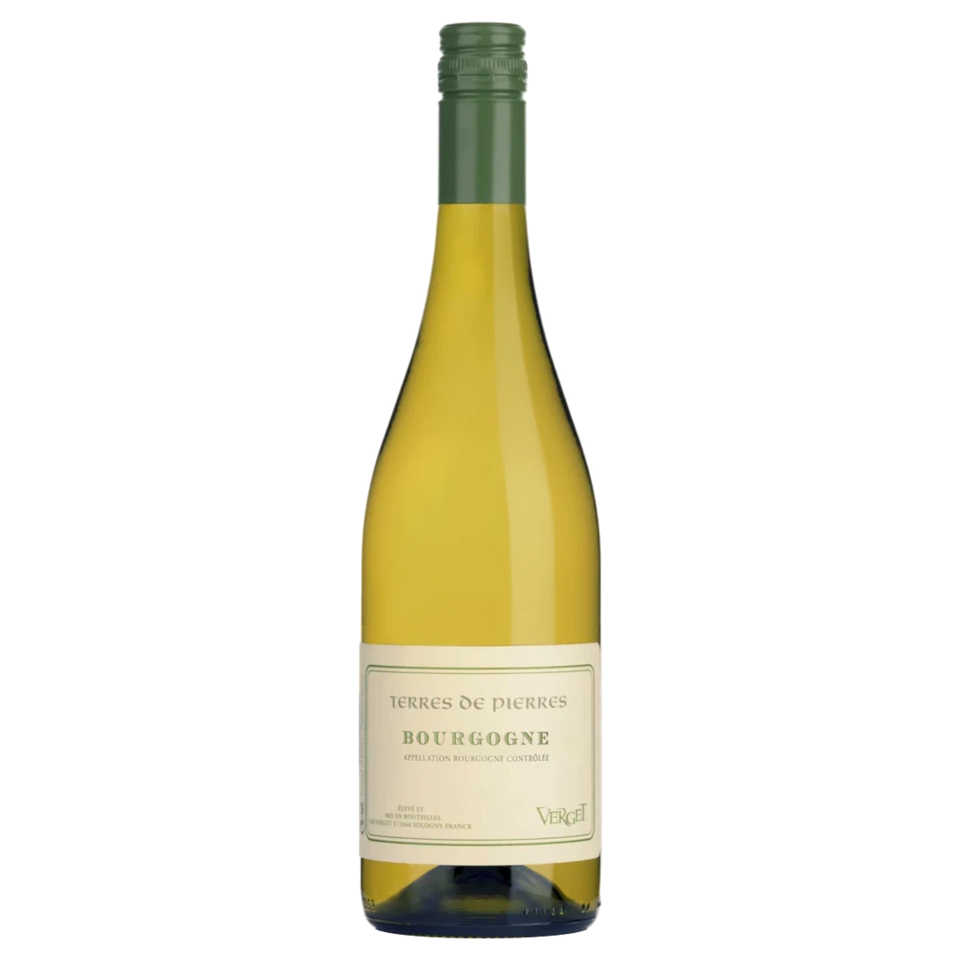 A bottle of 2022 Verget Bourgogne Terres de Pierres 750ml White Wine
