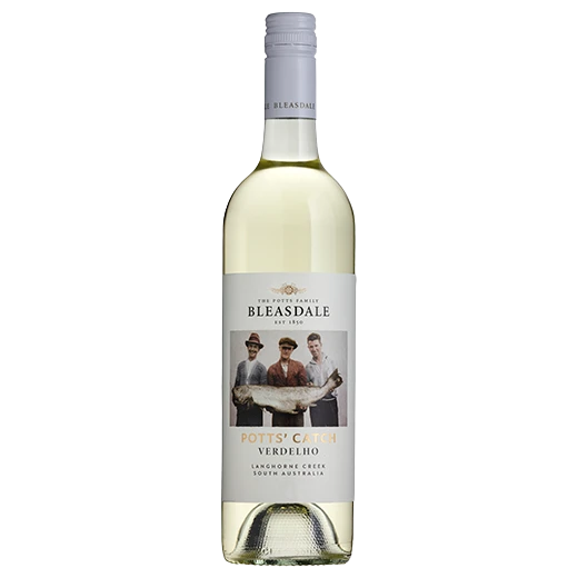 A bottle of 2023 Bleasdale Vineyards Potts' Catch Verdelho 750ml White Wine