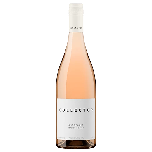 A bottle of 2023 Collector Shoreline Sangiovese Rosé 750ml Rose Wine